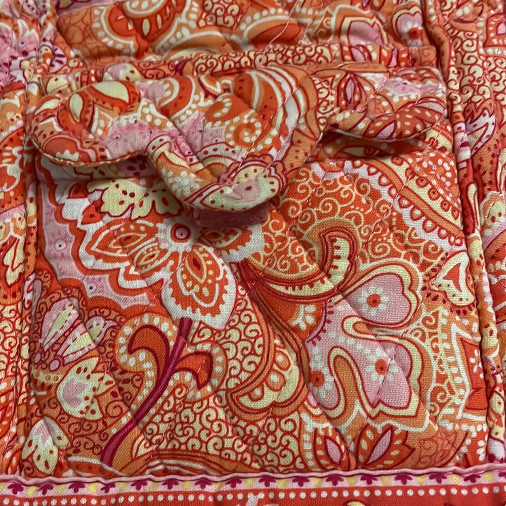 Vera Bradley purse orange - Picture 2 of 6